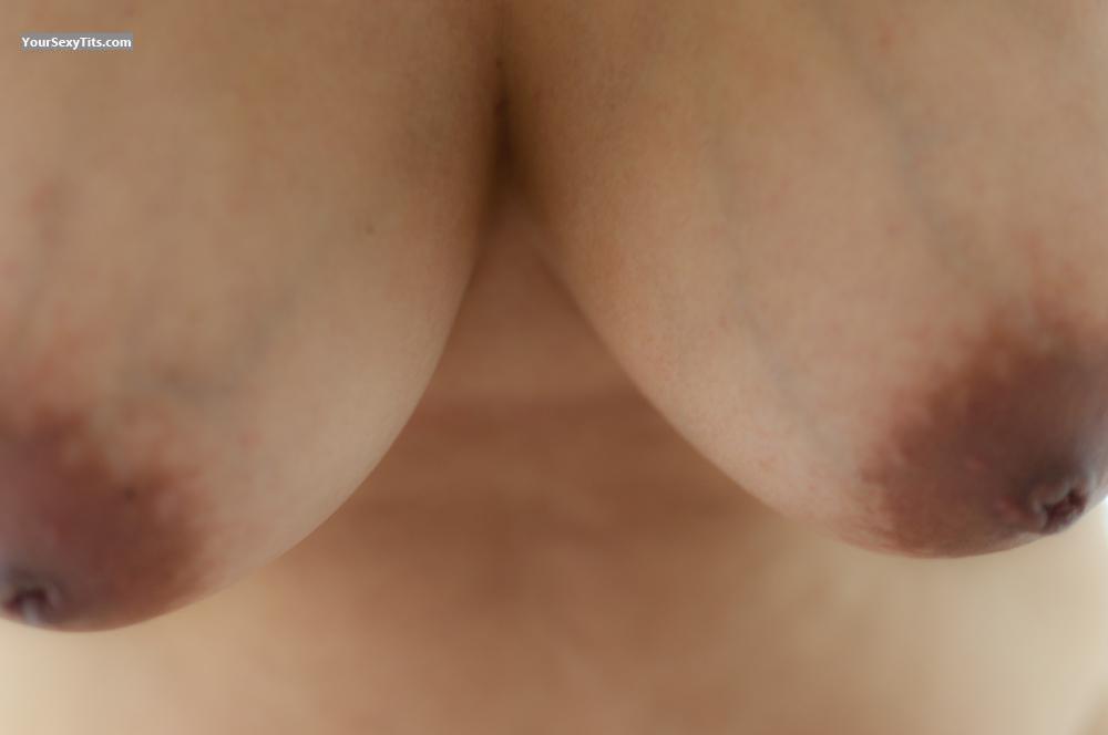 Tit Flash: Wife's Medium Tits - Great_tits from Brazil